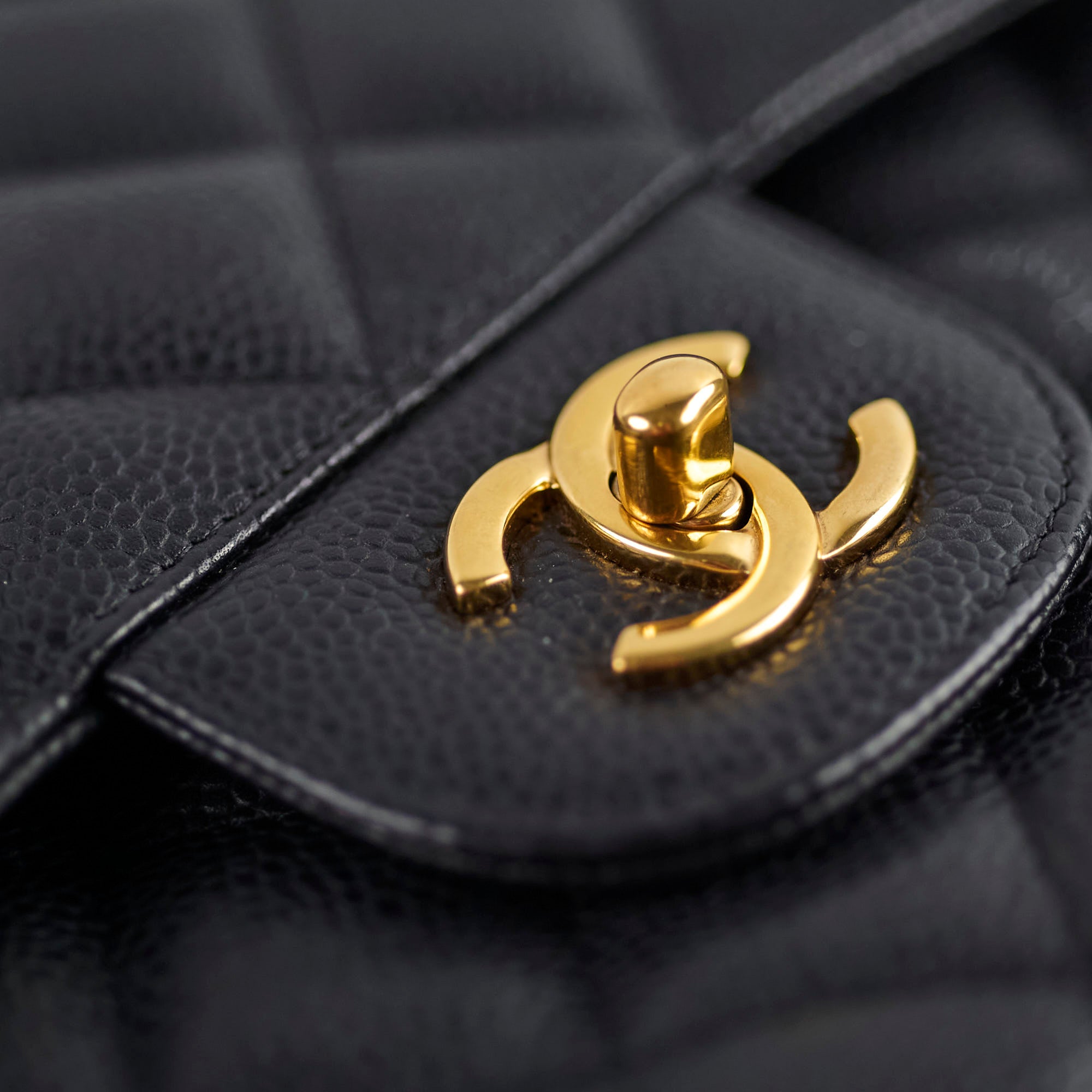 Chanel Caviar Jumbo Double Classic Flap Bag in Black | Luxury Designer Handbag for Women | Perfect for Work, Evening Events & Special Occasions