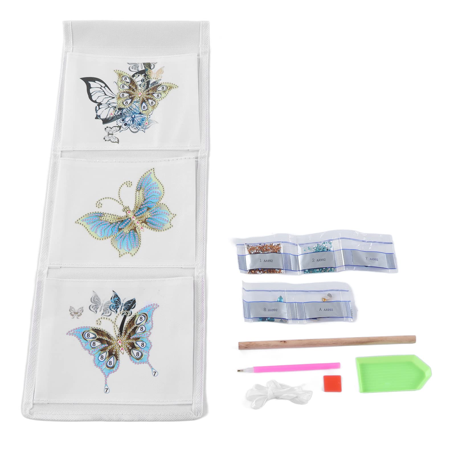 Hanging Storage Pocket - 3 Compartments, Foldable & Waterproof for Bedroom Closet