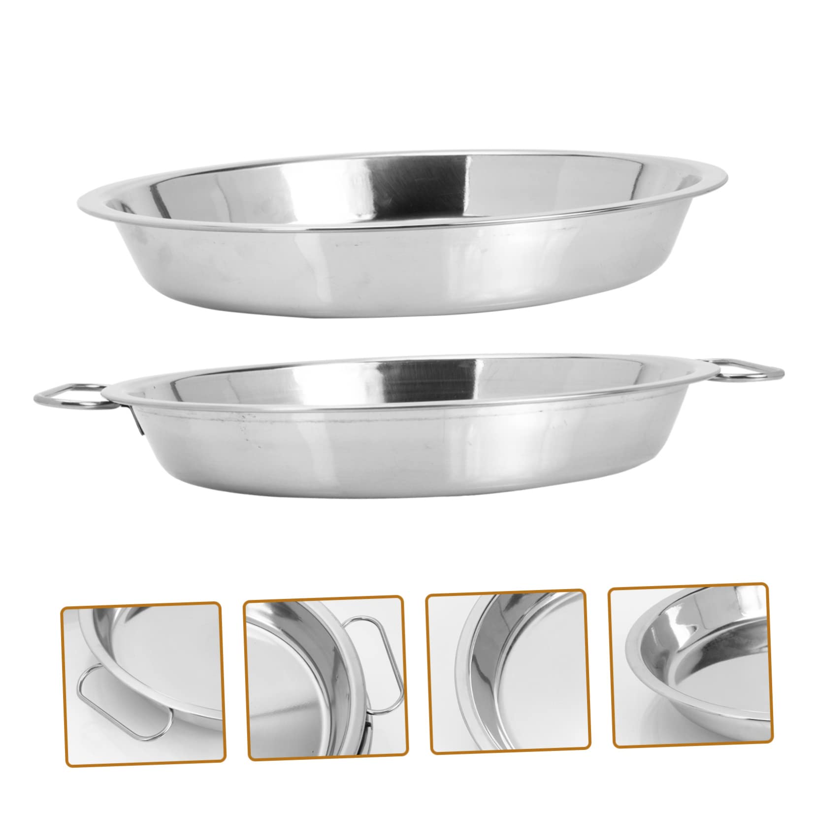 Happyyami Stainless Steel Toddler Plates Set - 3-Piece Unbreakable Kids Dinnerware with Anti-Slip Base for Boys & Girls - Perfect for Snacks, Meals, Daycare & Restaurant Use