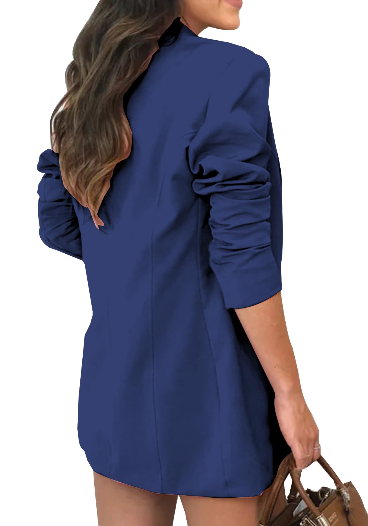 TCREMISA Women's 3-Piece Blazer Set - Long Sleeve Blazer, Cami Top & Shorts with Belt | Professional Business Outfits for Office, Meetings & Formal Events