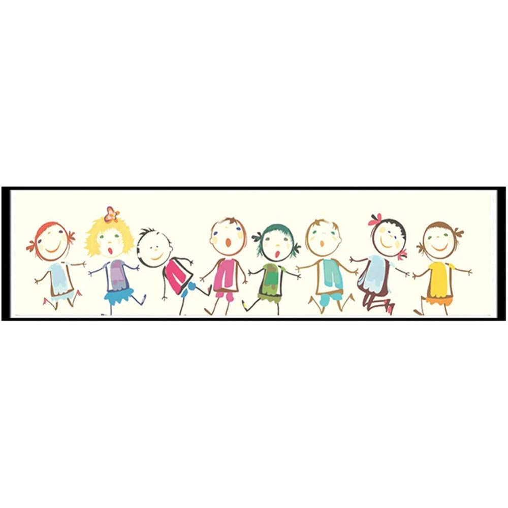 5D Diamond Painting Kit for Adults & Kids - Cartoon Girl Full Drill DIY Art (36x72in/90x180cm) - Rhinestone by Numbers Painting for Home Wall Decor, Birthday Gifts & Relaxation Therapy