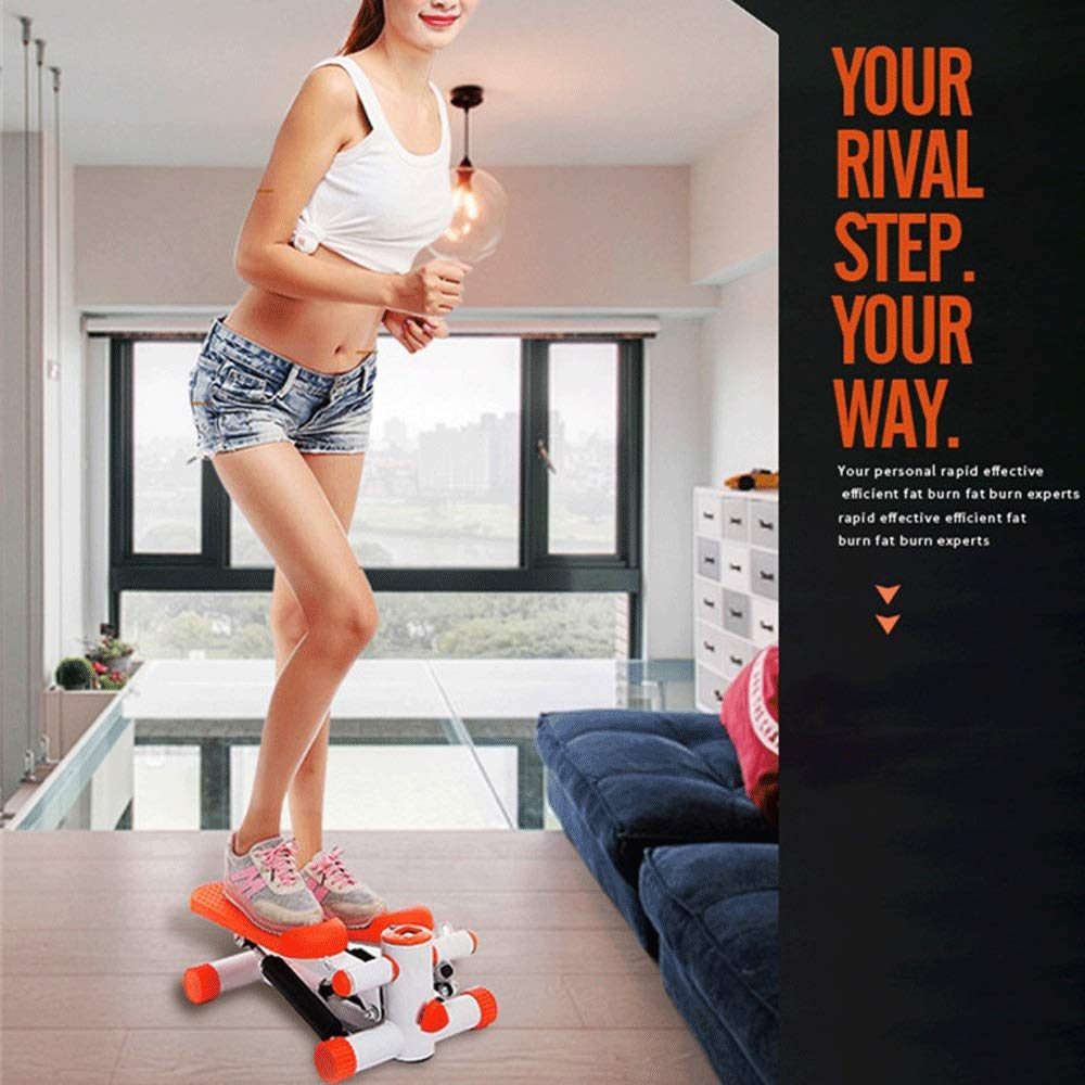 Adjustable Twist Stepper Exercise Machine for Home Gym - Portable Fitness Equipment for Cardio & Leg Workouts - Perfect for Small Spaces & Indoor Workouts