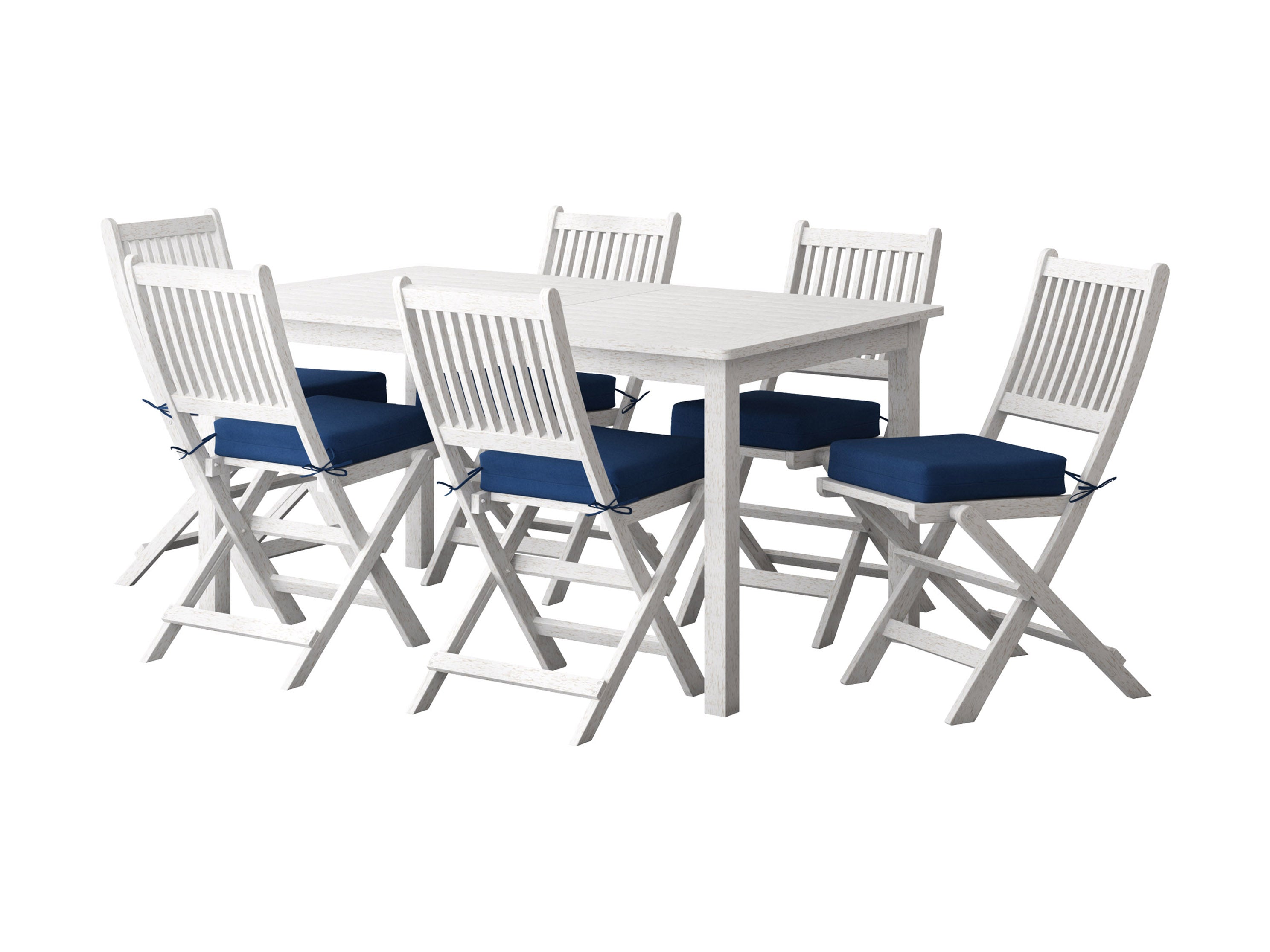 Miramar 7-Piece Hardwood Dining Set - Elegant & Durable for Family Meals & Entertaining