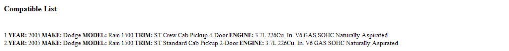 2005 Ram 3.7L AT Engine Computer P56028903 ECM PCM ECU - Pre-Programmed to Your VIN - Replacement Control Module for Dodge Ram 1500 - Fix Check Engine Light & Performance Issues