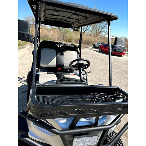 48V Electric Golf Cart 4 Seater - Lifted Renegade+ Edition Utility UTV | Compare to Coleman & Kandi | Red | Perfect for Golf Courses, Campuses & Resort Transportation