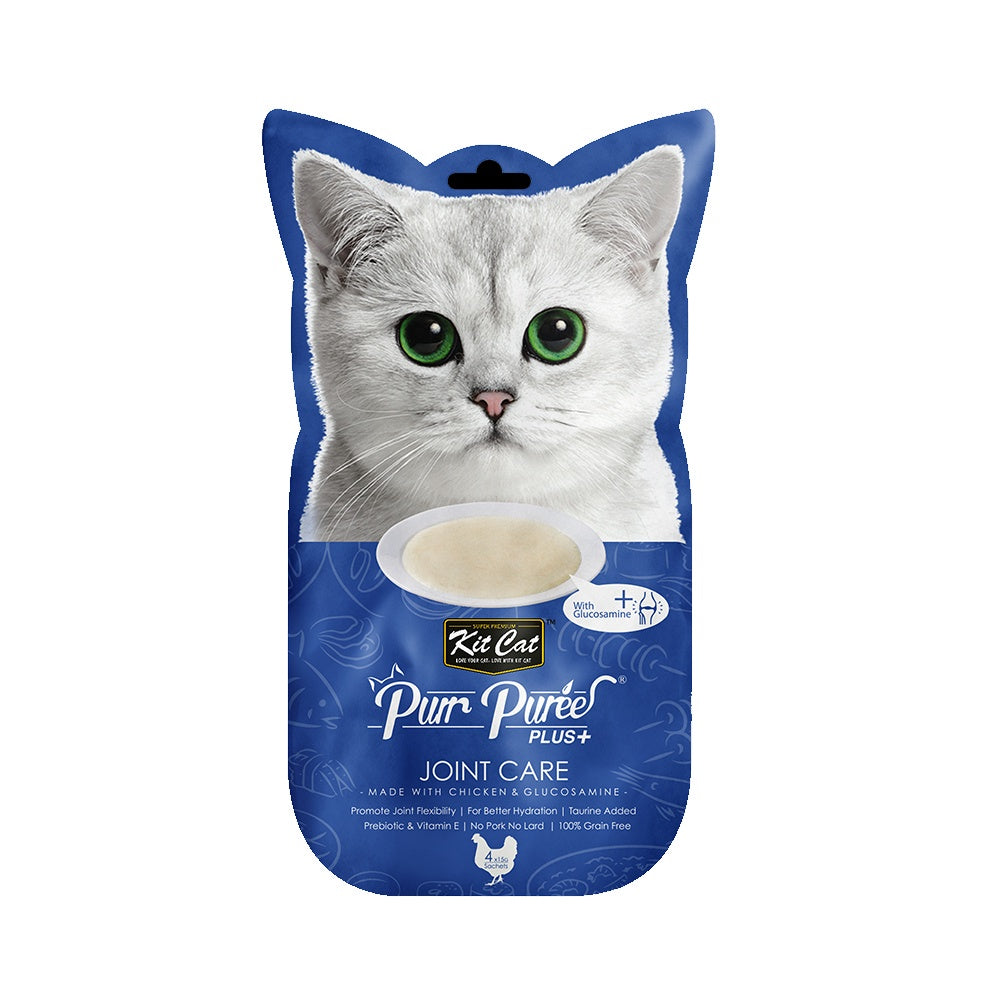 Kit Cat Purr Puree and Puree Plus+ Cat Treats - 4 Stick Pack x 15g (15 Flavor Variety) | Best Price $3.05 | Perfect for Travel, Training & Daily Snacks
