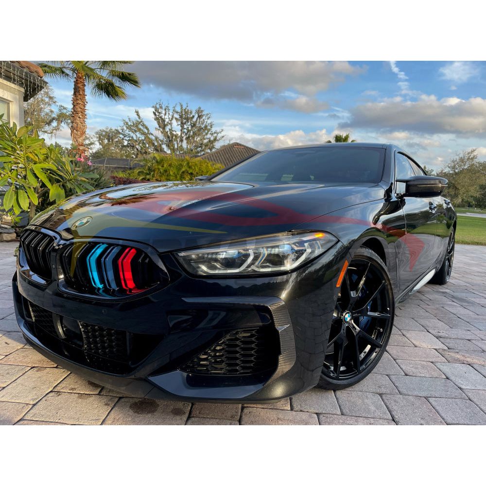 2023 BMW 8 Series & M8 Gloss Black Kidney Grilles - F91 F92 F93 G14 G15 G16 LCI Models - Upgrade Your Luxury Car's Front Grille for Enhanced Style & Performance