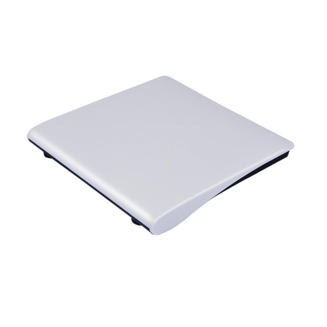 Jojofuny 2-Pack USB 3.0 External DVD Drive Burner Writer for Laptop Computer - Portable CD/DVD Rewriter for Windows Mac - Perfect for Home Office, Data Backup & Movie Playback (White)
