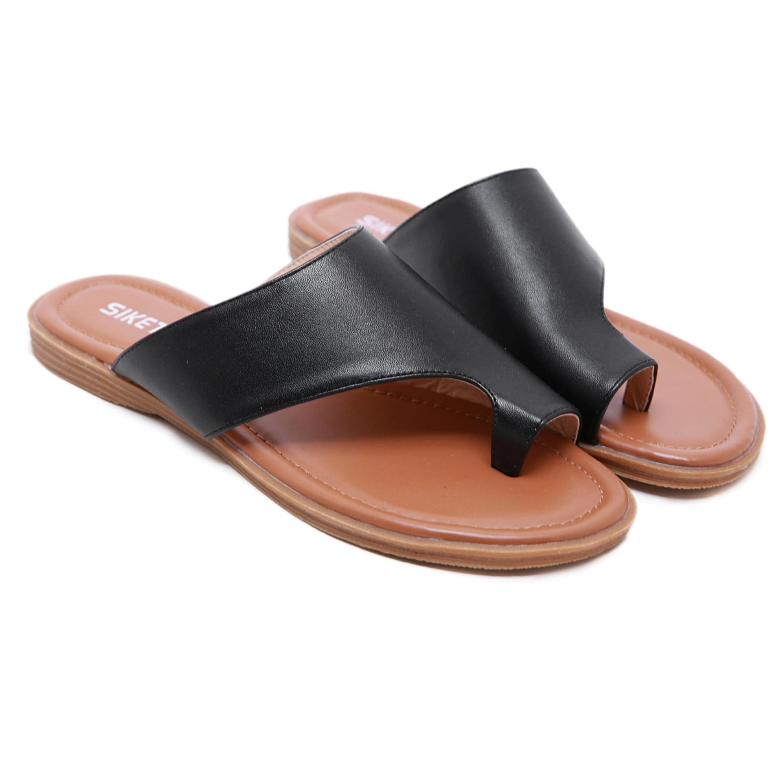 Women's Comfortable Thong Sandals - Open Toe Beach Slides & Flip Flops for Summer Walking | Perfect for Beach Vacations, Poolside Lounging and Casual Outings