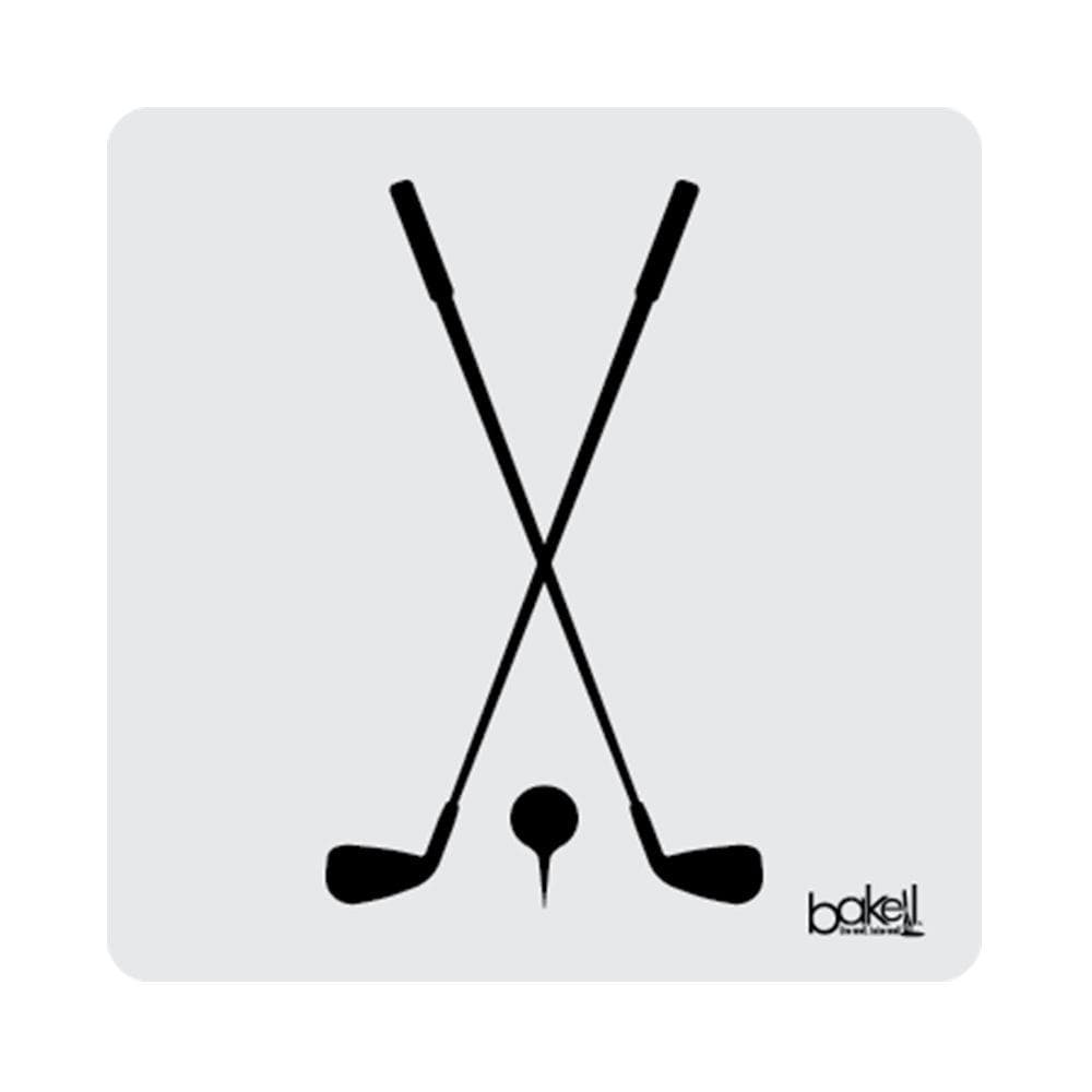 3x3 Golf Club Stencil Set - Reusable DIY Template for Golf Balls, Scorecards & Gifts - Perfect for Golf Enthusiasts & Personalized Crafts