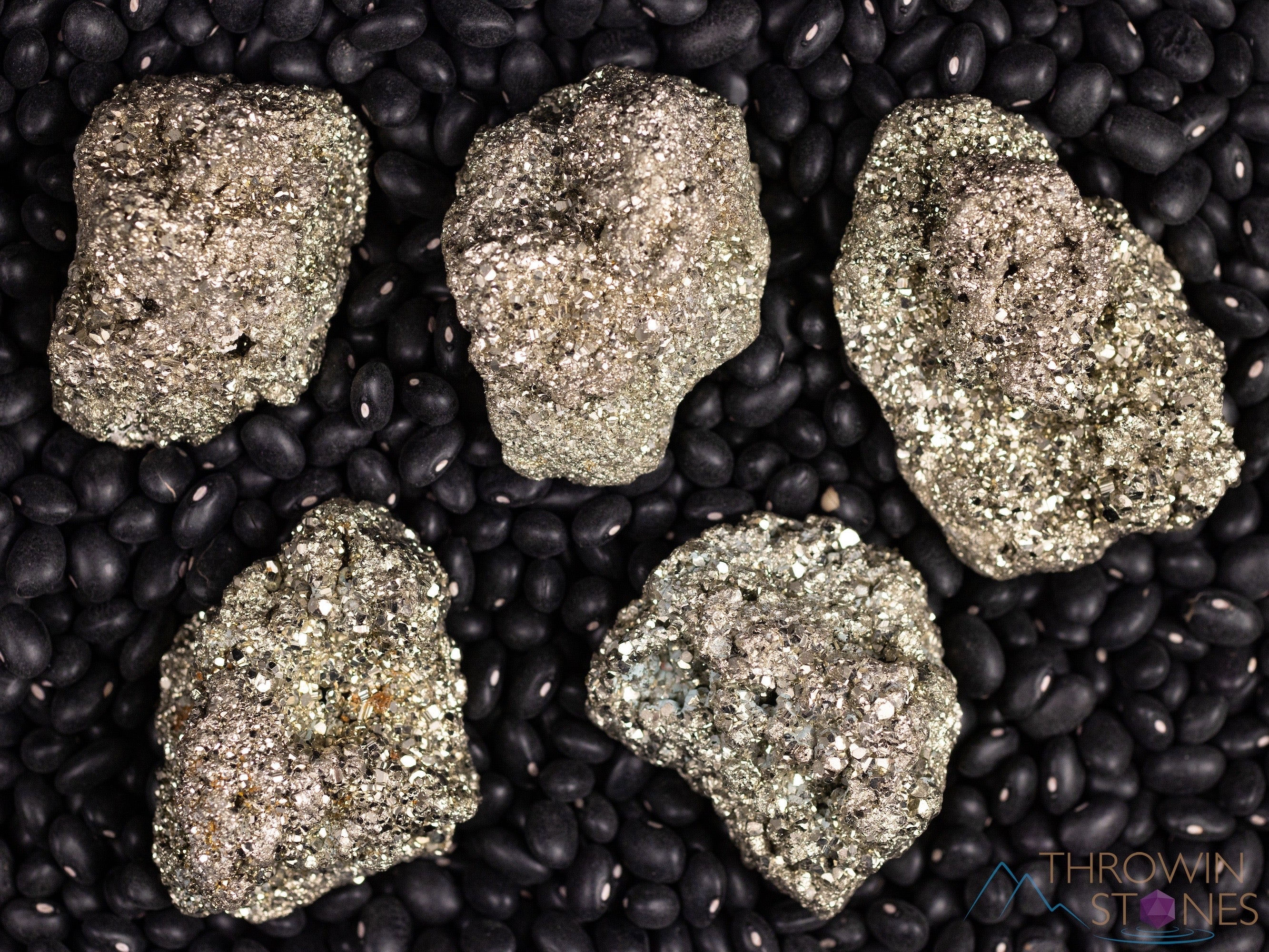 PYRITE Raw Crystal Cluster - Natural Healing Stones for Metaphysical & Home Decor | Energy Cleansing, Meditation & Spiritual Gifts