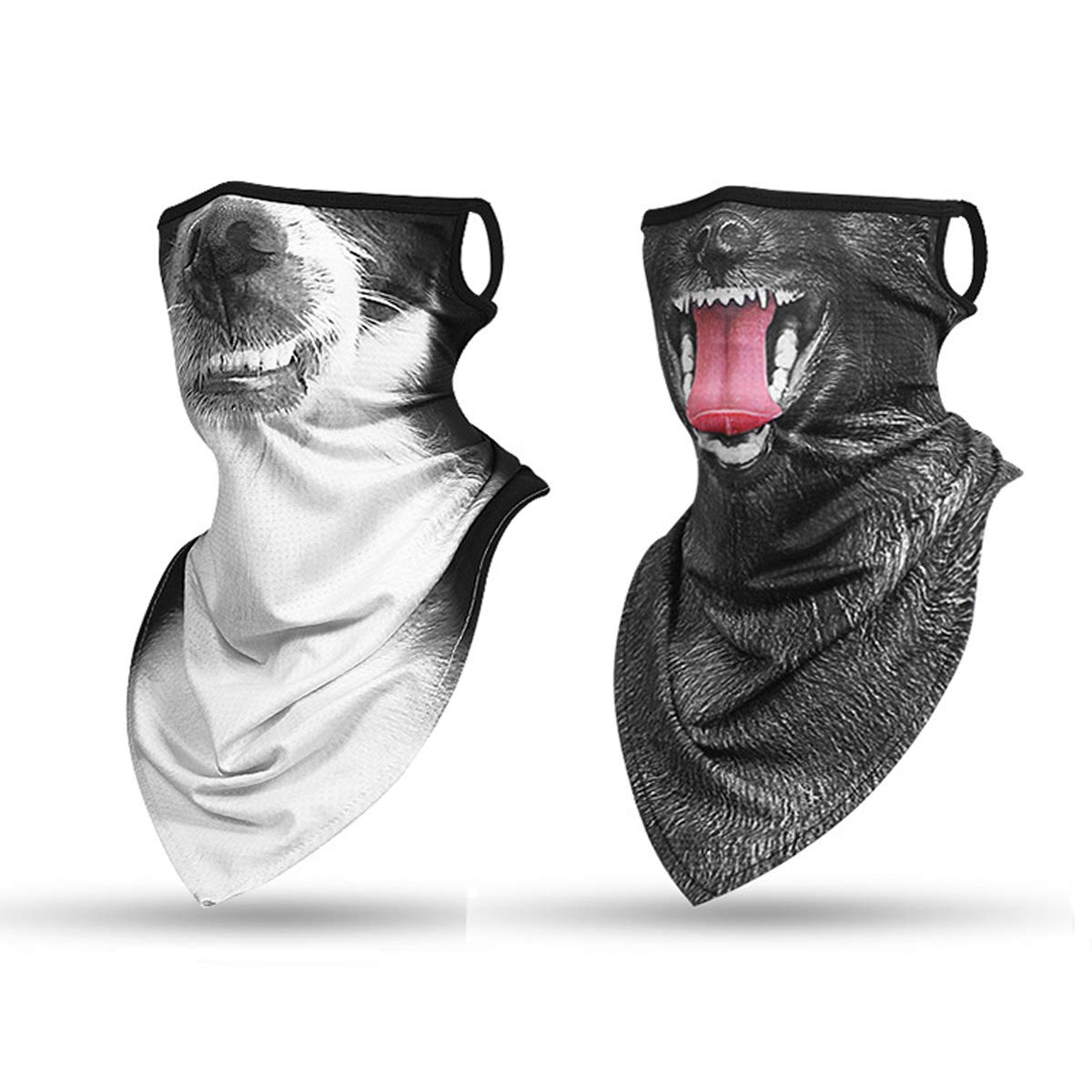 2 Pack UV Protection Face Cover Balaclava Scarf - Breathable Sun Mask for Men & Women - Outdoor Sports, Cycling, Running, Hiking, and Travel Accessories