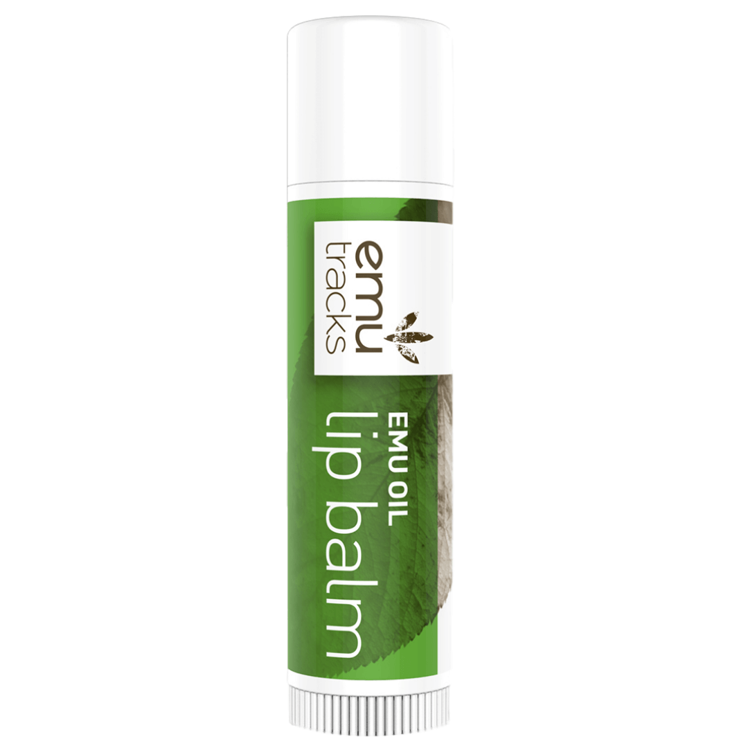 Emu Tracks Lip Balm with Eucalyptus - Moisturizing & Healing for Dry, Chapped Lips - Perfect for Winter, Outdoor Activities & Daily Lip Care
