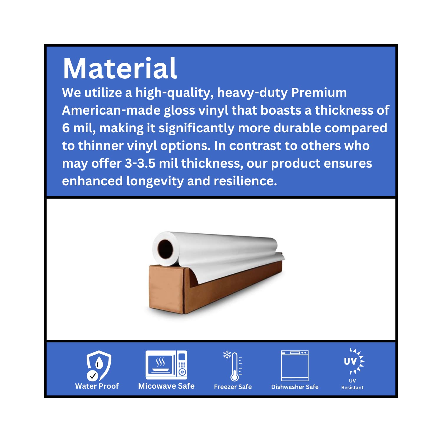 Custom Personalized Stickers & Labels - Waterproof, Dishwasher Safe Vinyl (2 in, 120 Pack) | Made in USA | Business Logo & Thank You Stickers for Packaging, Branding & Promotions
