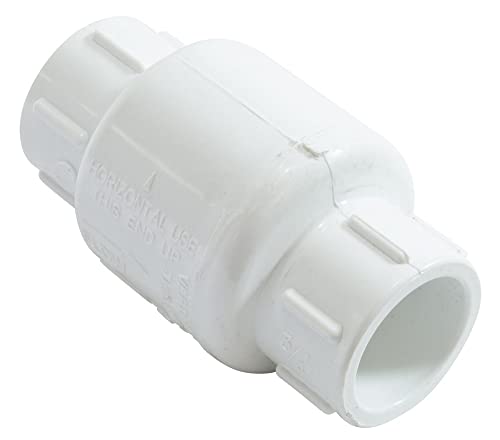 3/4 Inch Swing Check Valve - Slip x Slip Connection - Prevent Backflow for Plumbing, Irrigation & Water Systems