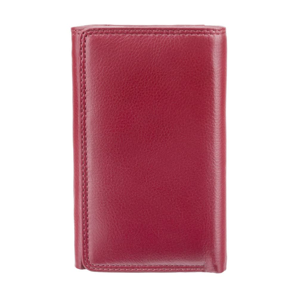 Visconti Heritage -32 Soft Leather Trifol Wallet for Men - Genuine Italian Leather RFID Blocking Bifold Wallet with Money Clip (Red) - Perfect Gift for Dad, Husband, Graduation & Business Professionals