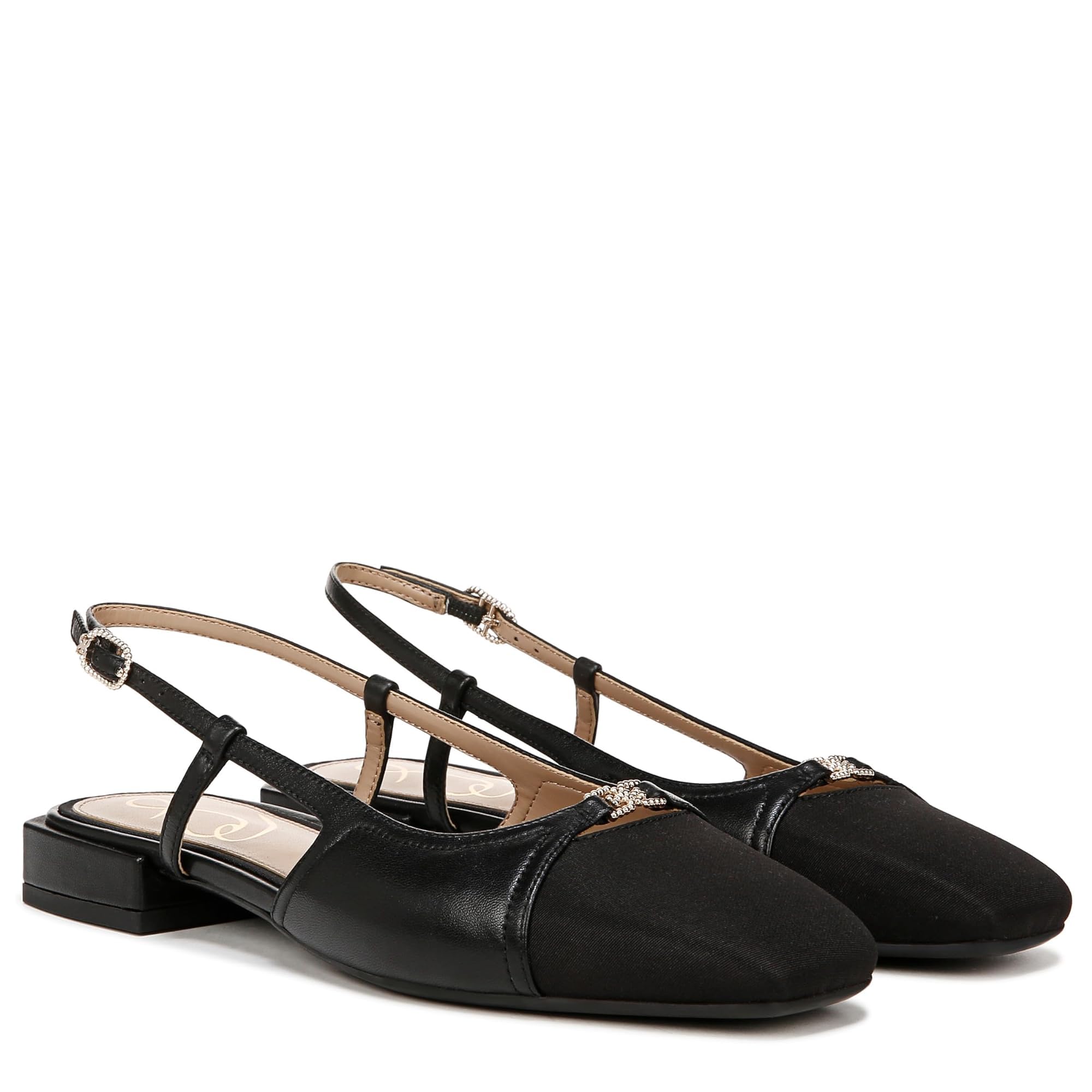 Sam Edelman Women's Kara Leather Ballet Flats - Comfortable & Stylish Shoes for Work, Travel & Everyday Wear