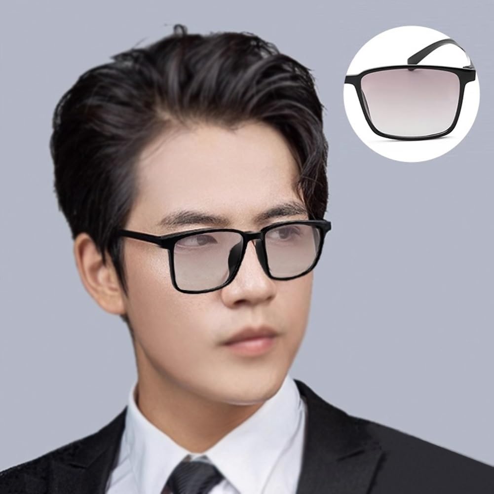 Photochromic Bifocal Reading Glasses for Men & Women - Light Adjusting Lenses for Indoor/Outdoor Use - Perfect for Reading, Driving & Outdoor Activities
