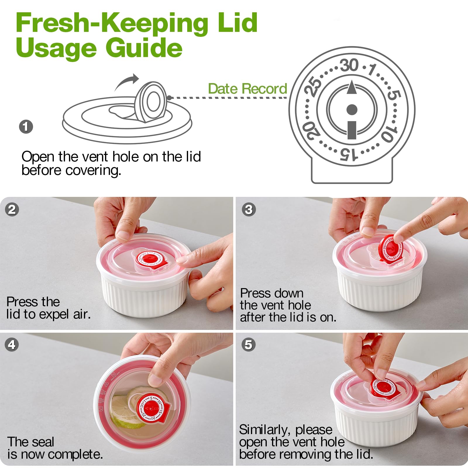 6-Piece Mfacoy Porcelain Ramekins Set with Lids - 8 oz White Oven-Safe Baking Cups for Creme Brulee, Souffle, Pudding & Custard - Perfect for Desserts, Sauces & Small Dishes - Dishwasher & Microwave Safe