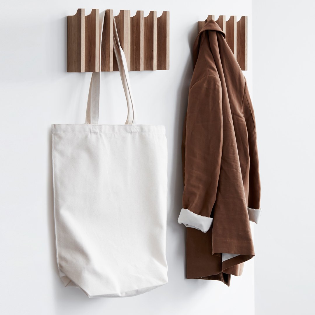 Stylish Wall Mounted Column Coat Rack - Space Saving Entryway Organizer for Hats, Jackets & Bags | Perfect for Hallway, Mudroom or Bedroom Closet