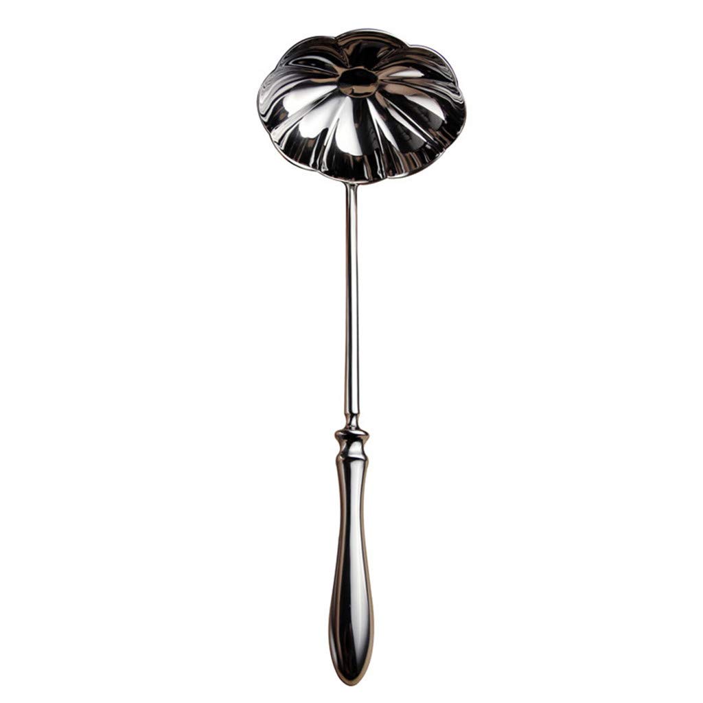 Premium 304 Stainless Steel Long Handle Soup Ladle - Large Serving Spoon for Soups, Chili, Gravy, Salad Dressing & Pancake Batter - Ideal for Punch Bowls, Woks & Kitchen Cooking Utensils - Perfect for Catering, Restaurants & Home Cooking
