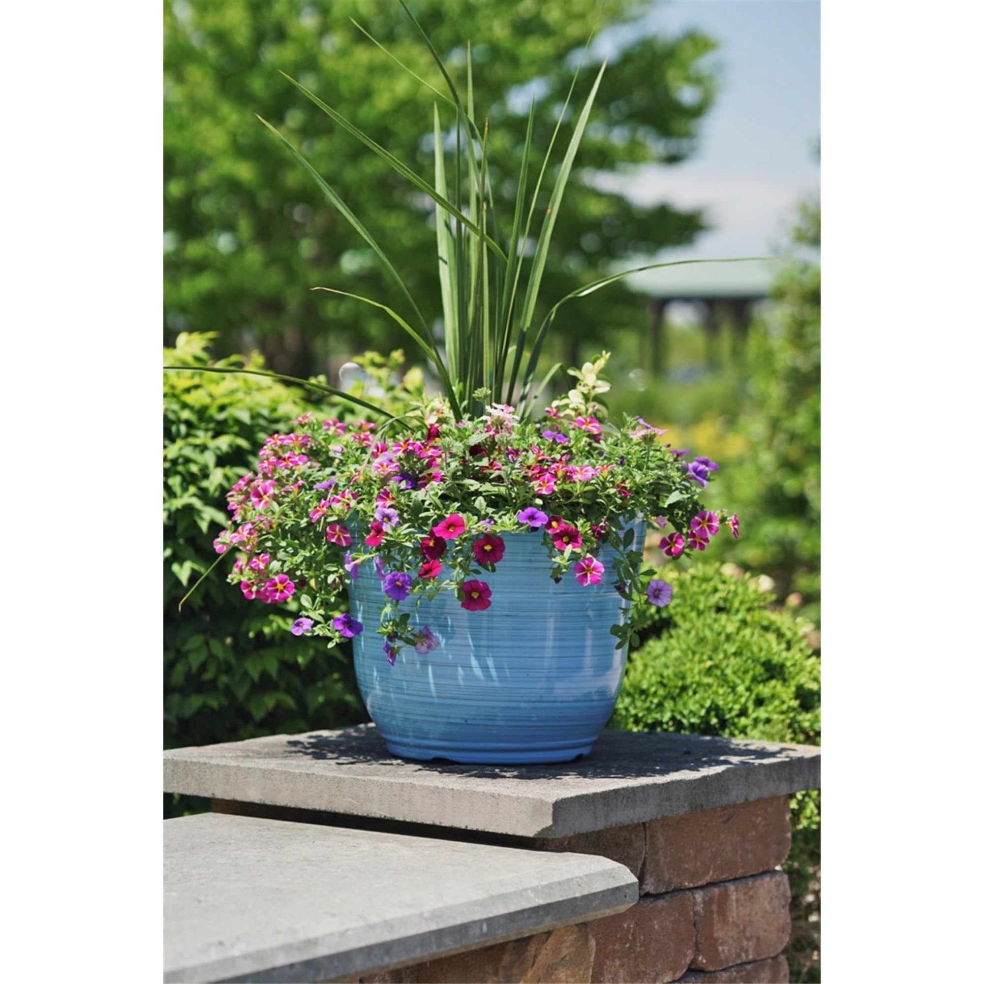 Happy Plastic Planter for Indoor & Outdoor Use - Large 15