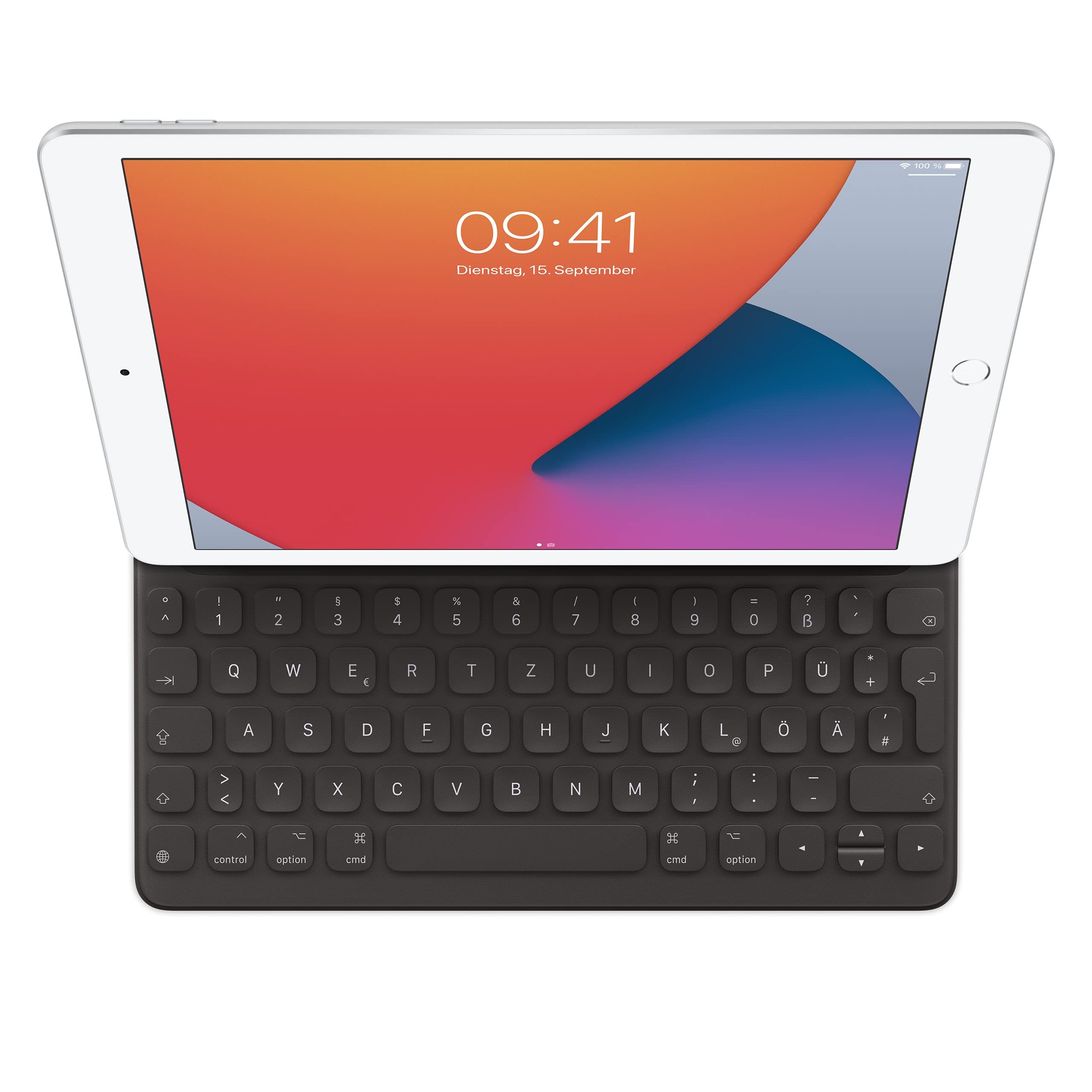 Apple Smart Keyboard for iPad Pro 10.5-inch & iPad Air (3rd Gen) - Slim Protective Case with Comfortable Typing | Compatible with iPad 7th/8th/9th Gen | German Layout Black | Perfect for Work, Study & Travel