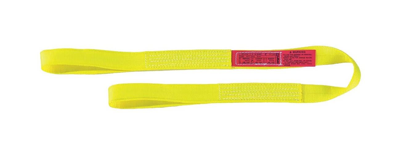 **Heavy Duty Nylon Web Sling - Type 3, 4-Inch Width, 20-Foot Length - Ideal for Lifting, Towing & Construction Use**