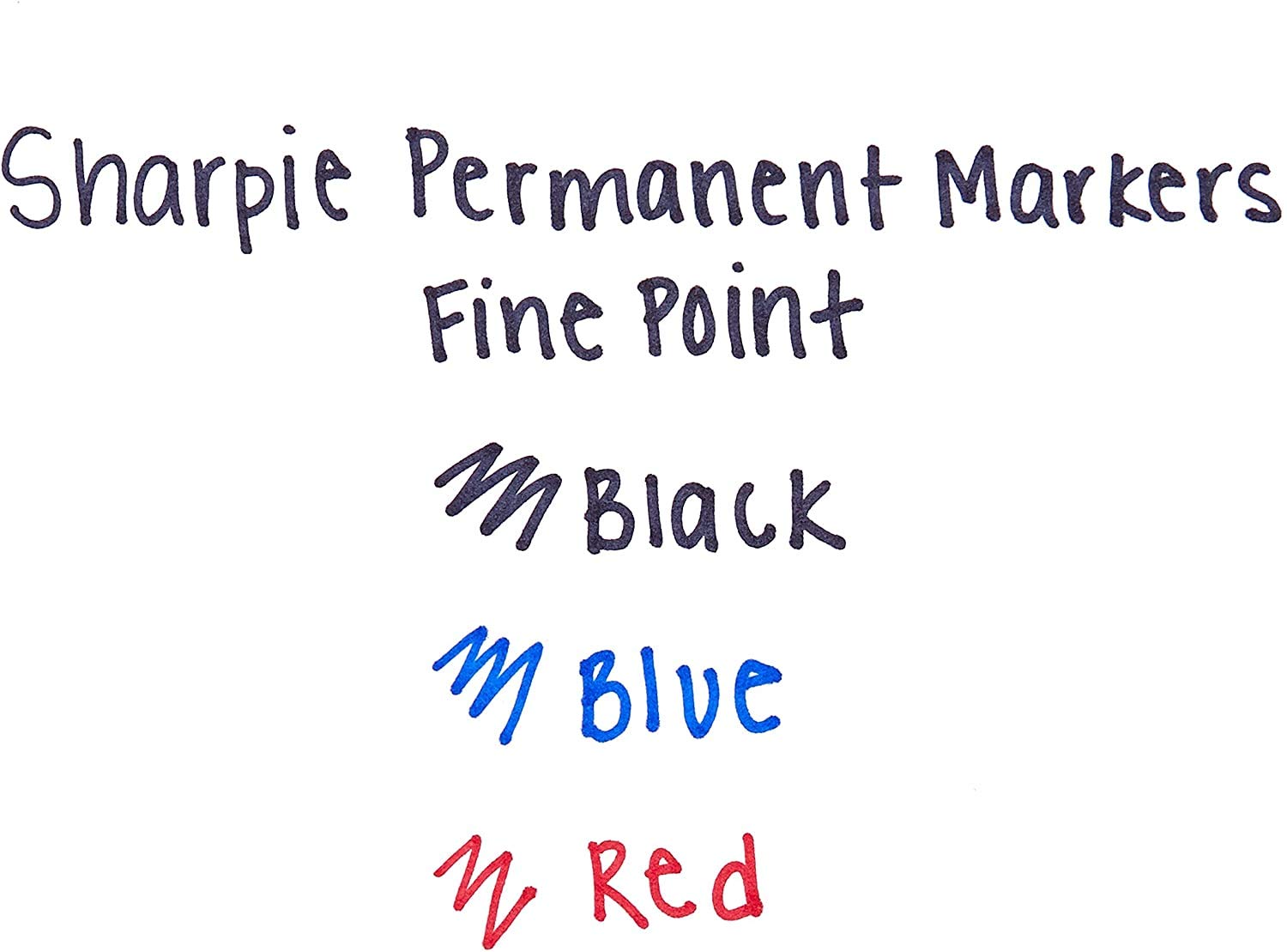 Sharpie Fine Point Permanent Marker - Red Ink for Writing, Labeling & Art Projects - Ideal for Office, School & Home Use