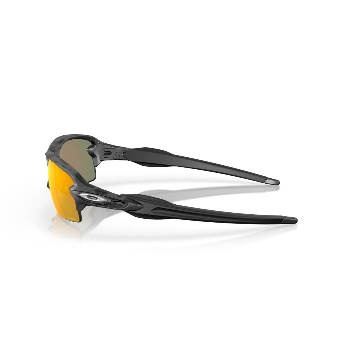 Oakley Flak 2.0 Sunglasses - Low Bridge Fit, Black Camo Frame with Prizm Ruby Lenses (Model 0OO9271 927127) - Ideal for Running, Cycling & Outdoor Sports