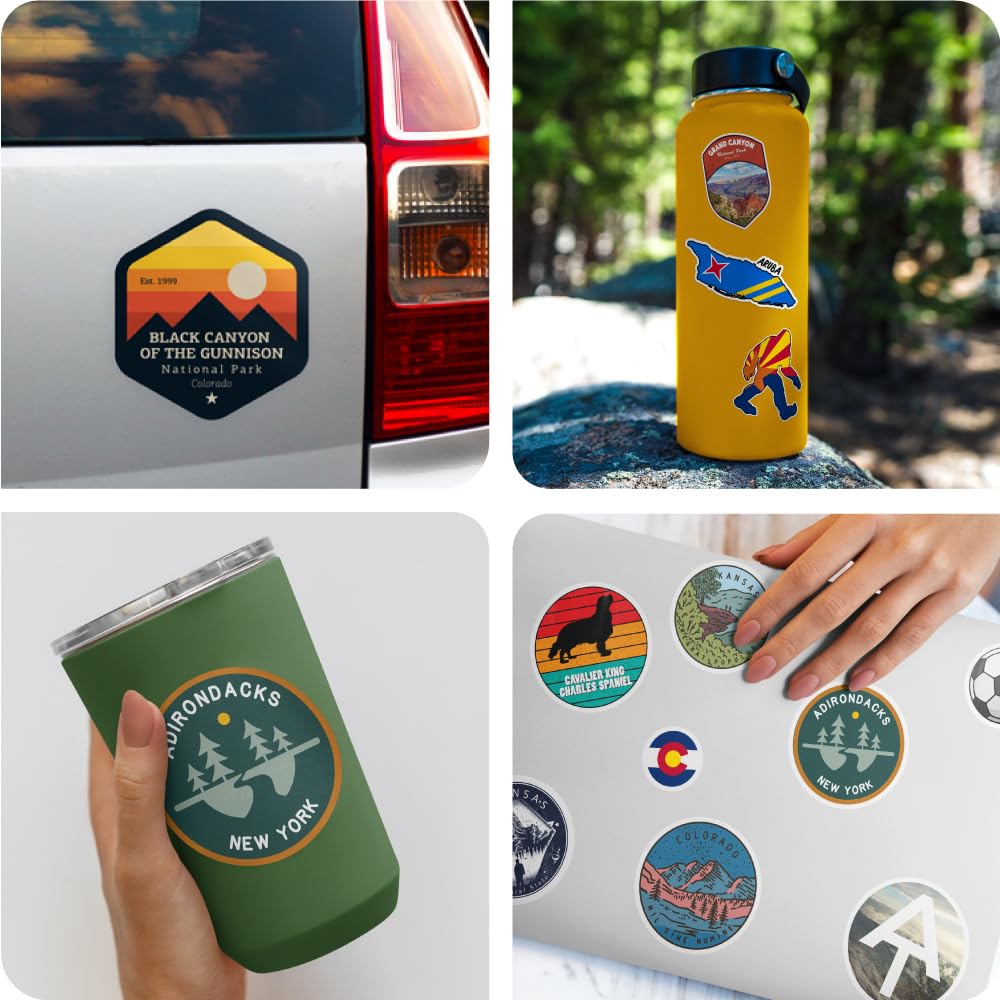 Squiddy Amelia Island Vinyl Sticker Decal - Waterproof Phone, Laptop, Water Bottle Decoration (2.5