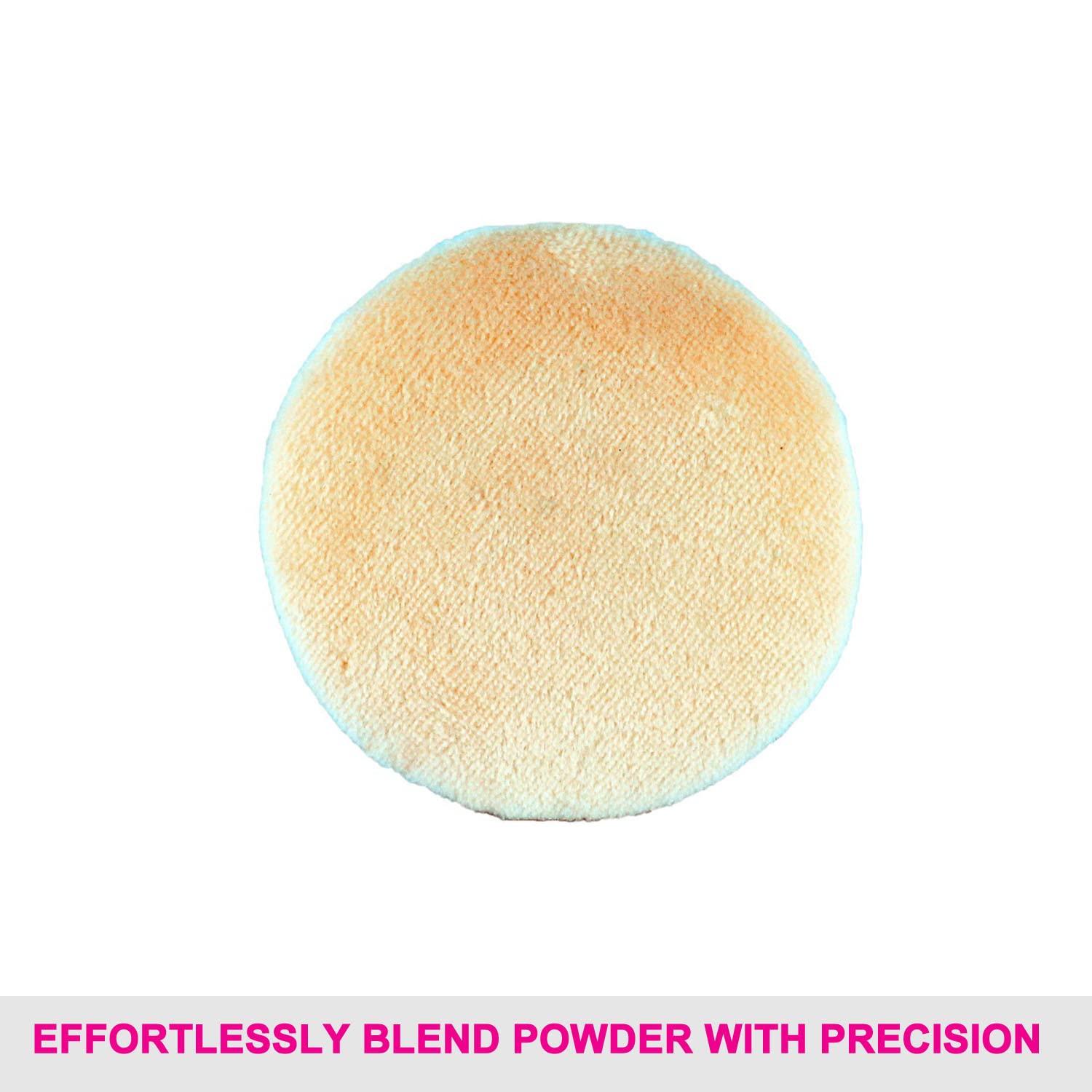 VEGA Powder Puff Makeup Sponge - Soft Cotton Applicator & Foundation Blender for Flawless Coverage (Off-White) | Perfect for Liquid, Cream & Powder Makeup Application