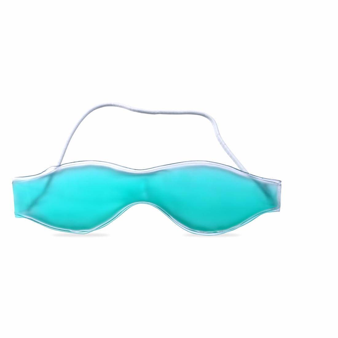 GUBB Cooling Gel Eye Mask for Dark Circles & Puffy Eyes Relief - Hydrating Eye Patches for Dry Eyes, Pain & Redness - Soothing Gel Eye Mask for Women & Men - Universal Fit Blue Eye Mask for Relaxation & Tired Eyes - Perfect for Work, Travel & Home Use