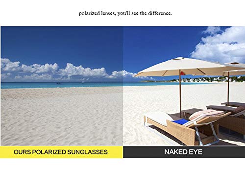 Stylish Women's Aviator Sunglasses - Polarized Lenses with 100% UV Protection - Classic & Fashionable Design for Driving, Travel & Outdoor Activities