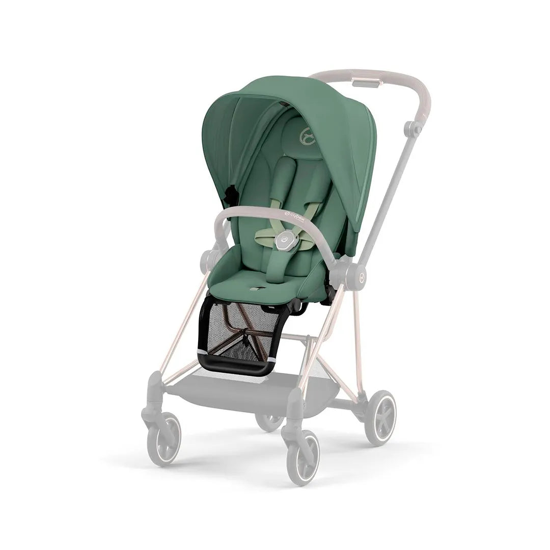 Mios Stroller for Baby - Lightweight & Compact, Leaf Green with Matte Black Frame - Perfect for Travel, Shopping, and Daily Walks