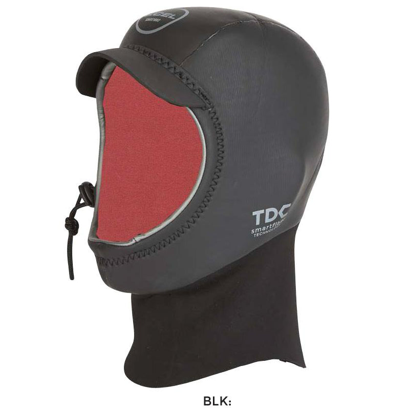 2mm XCEL Drylock Hood with Bill - Premium Neoprene Surf Hood for Cold Water Surfing, Diving & Water Sports