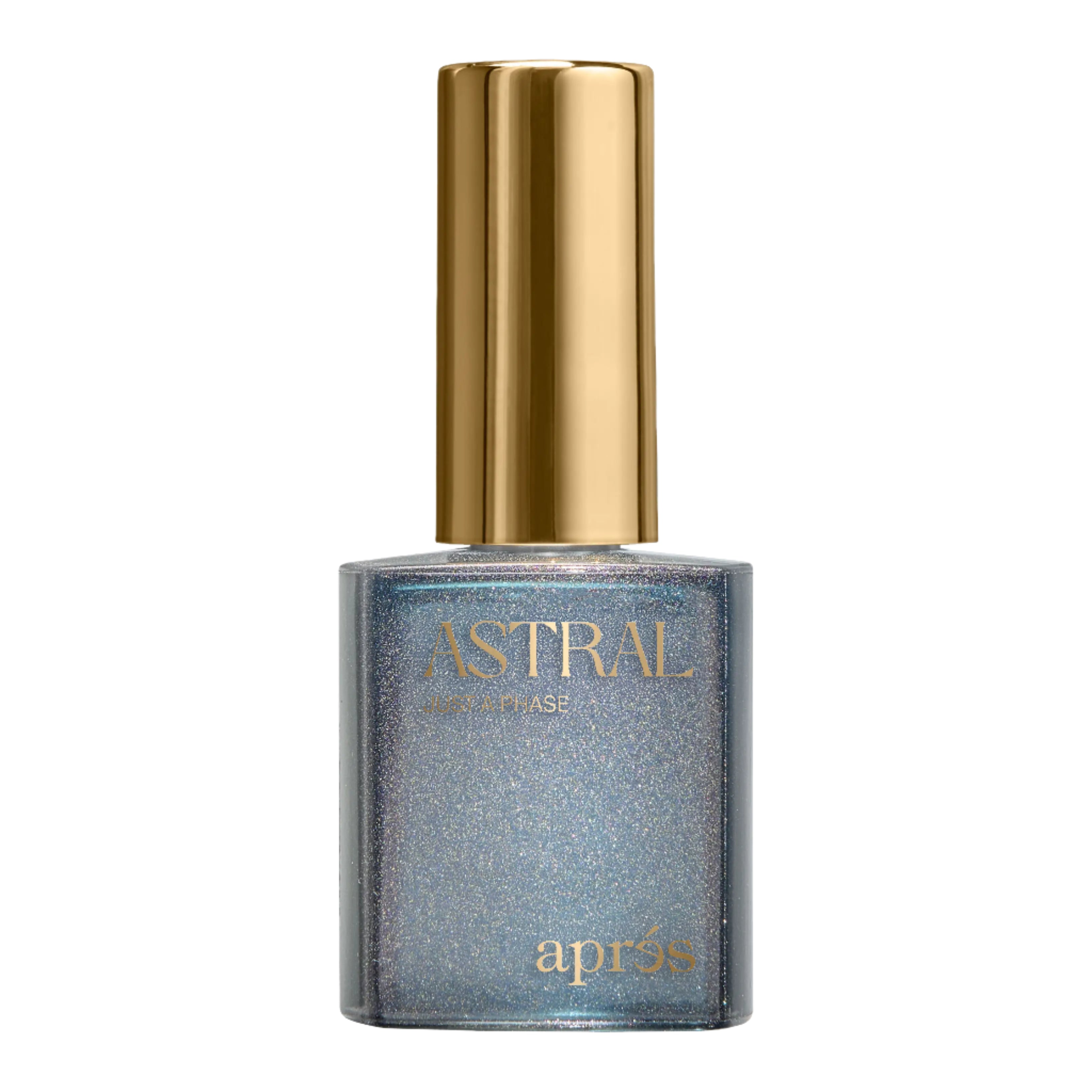 Apres Flash Glitter Gel Color FG07 - Just A Phase - Long-Lasting Nail Art Glitter for Gel Manicures & DIY Nail Designs - Perfect for Parties, Holidays & Special Occasions