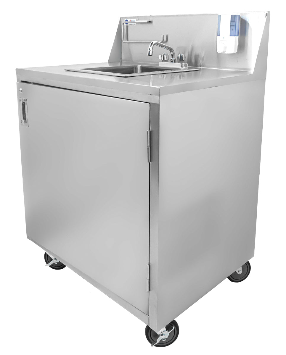 Portable Hand Washing Sink with Built-in Water Heater & Pump - Compact 25