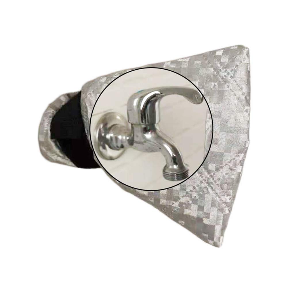Outdoor Faucet Cover Socks - Waterproof Aluminum Film Freeze Protection for Winter, Anti-Freeze Tap Cover for Garden, Yard, Patio & Lawn - Perfect for Winterizing Outdoor Spigots & Preventing Frozen Pipes