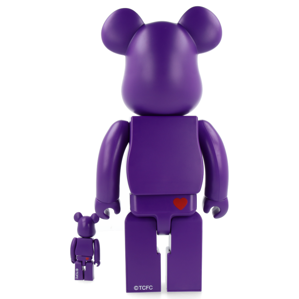 400% + 100% Bearbrick Rainbow Heart Bear Collectible Figure - Limited Edition Designer Art Toy for Display & Collection - Perfect for Home Decor, Office Display, and Gift Giving