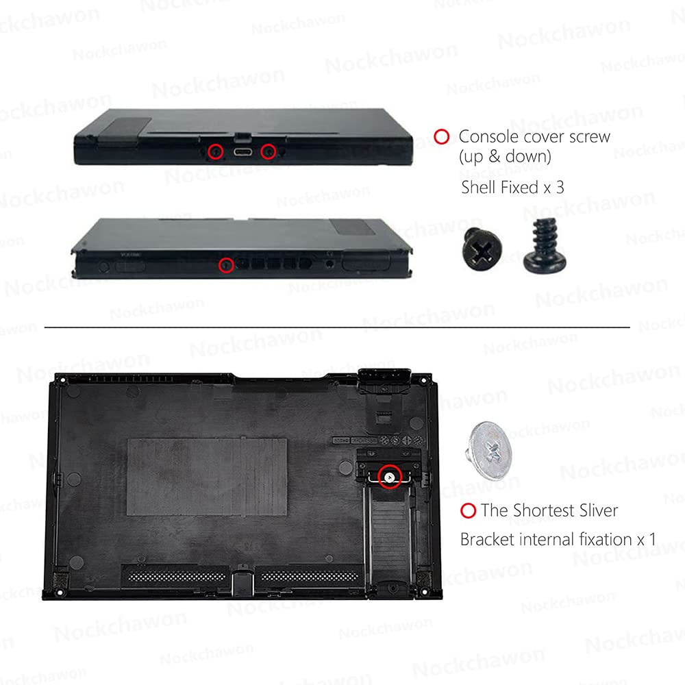 Nintendo Switch Full Screw Replacement Set - 40-Pack Philips Head Screws for Console Repair | Perfect for DIY Fixes & Controller Maintenance