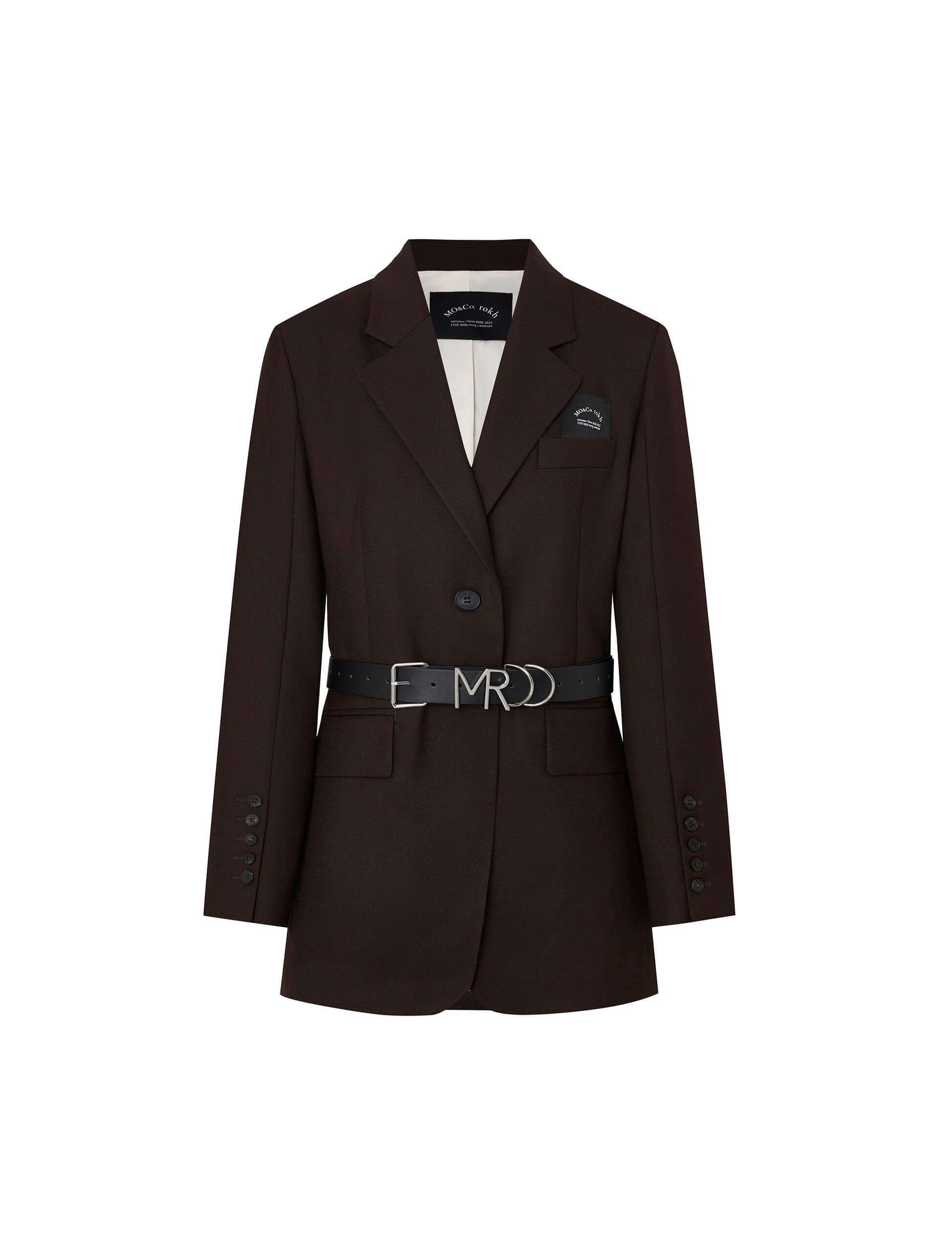 Stylish Tailored Blazer with Matching Belt - Perfect for Office Wear, Business Meetings & Formal Occasions