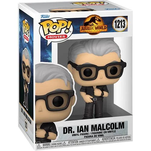Jurassic World Dominion Dr. Ian Malcolm Pop! Vinyl Collectible Figure - Perfect for Movie Fans, Collectors & Home Office Display