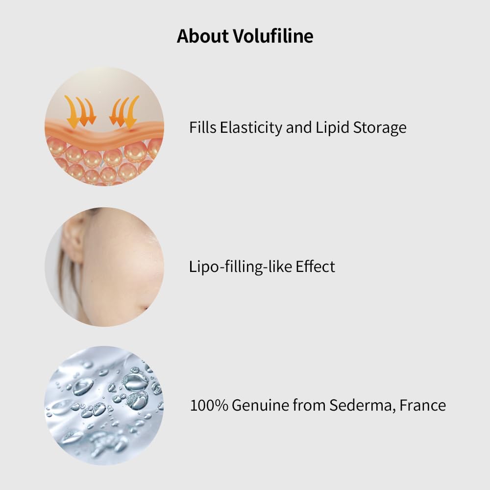 **Volufiline Serum 0.5 fl oz (15ml) – Volufiline Oil for Face, Breast & Butt Enhancement – Improves Skin Elasticity – 100% Genuine France Sederma – Korean Cosmetic Ingredient Booster in Glass Bottle – Perfect for Anti-Aging & Natural Volume Enhancement**