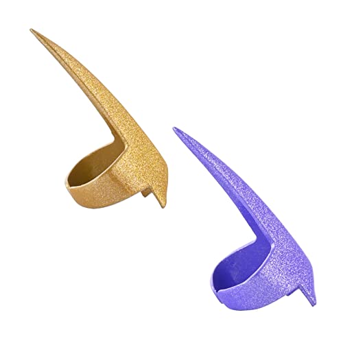 Pack of 2(Glitter Purple & Gold)