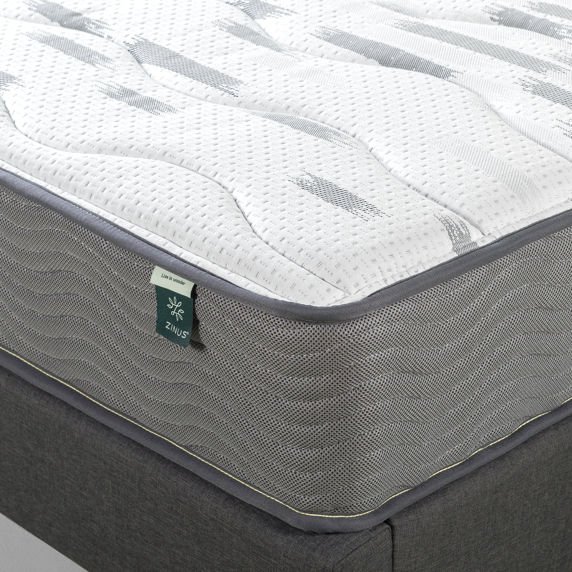 Zinus 10 Inch Tight Top iCoil® Mattress - Medium Firm Hybrid Spring & Foam Mattress for Back Pain Relief - Perfect for Bedroom, Guest Room & RV Use