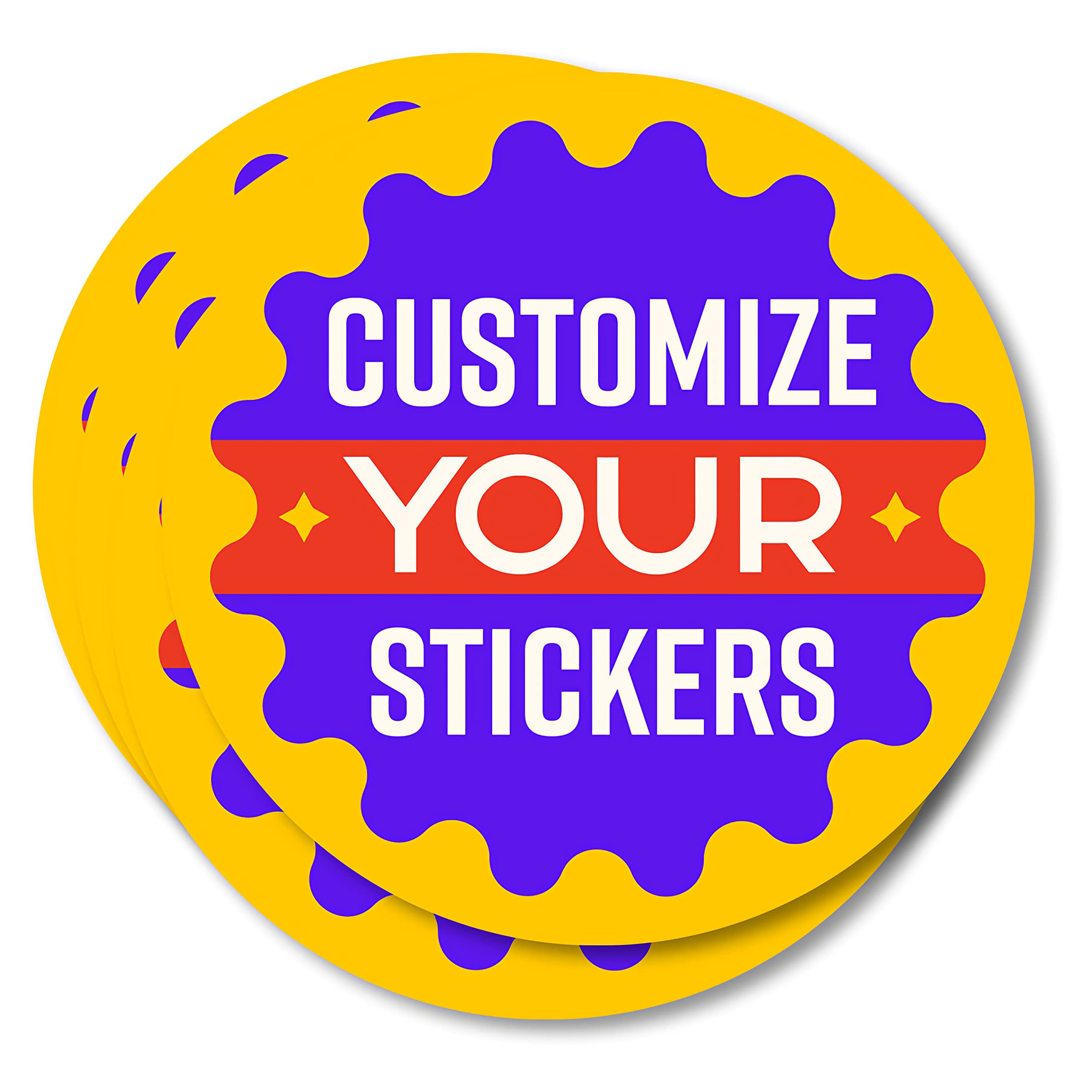 Custom Business Logo Stickers - Waterproof & Scratch-Resistant Laminated Labels (3