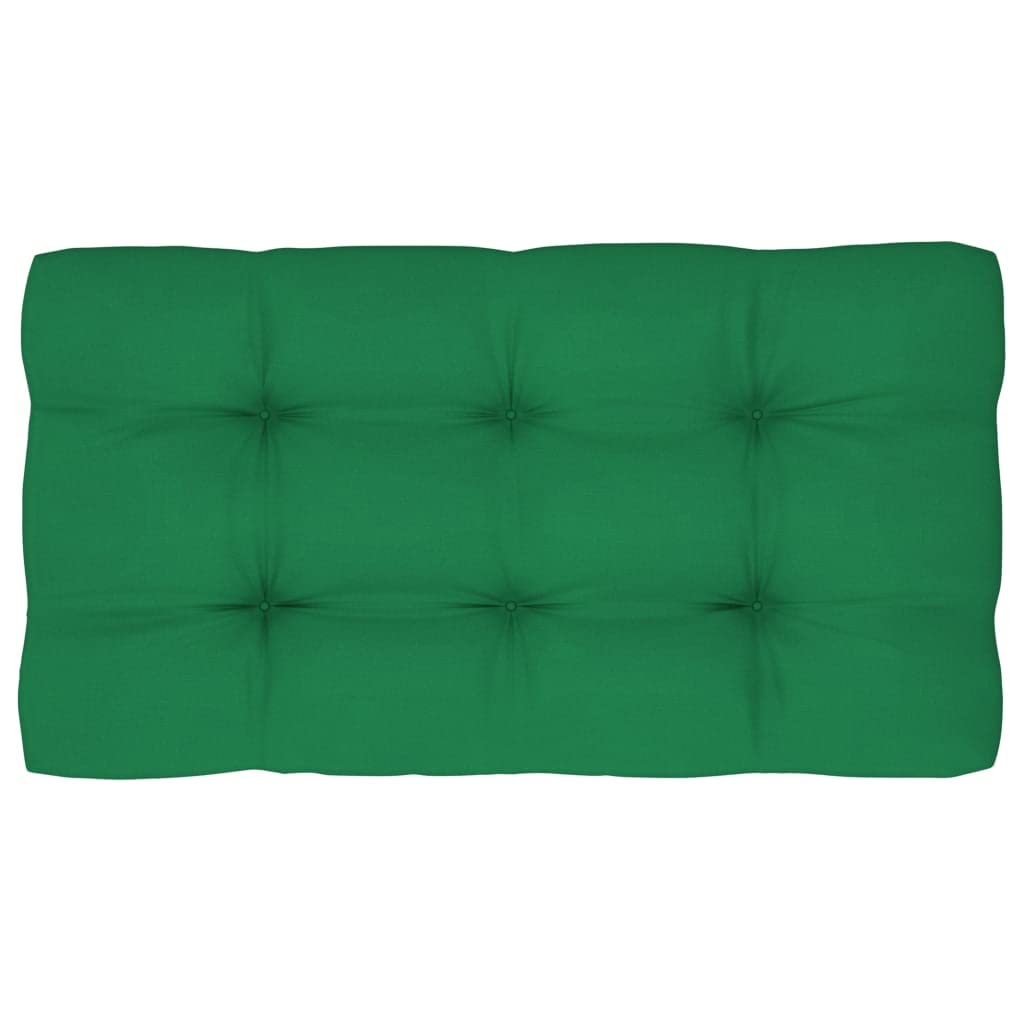 **3-Piece Thickly Padded Pallet Sofa Cushions Set - Green Outdoor Patio Furniture Cushions for Comfortable Seating | Perfect for Garden, Deck, and Backyard Relaxation**