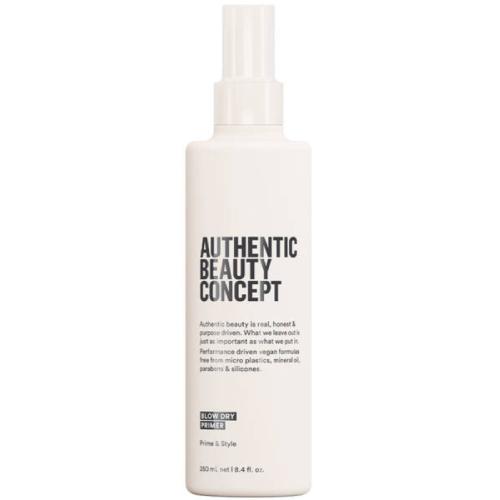 Authentic Beauty Concept Blow Dry Primer 8.4 oz | Heat Protectant & Frizz Control for Smooth Hair | Perfect for Daily Styling & Salon Results at Home