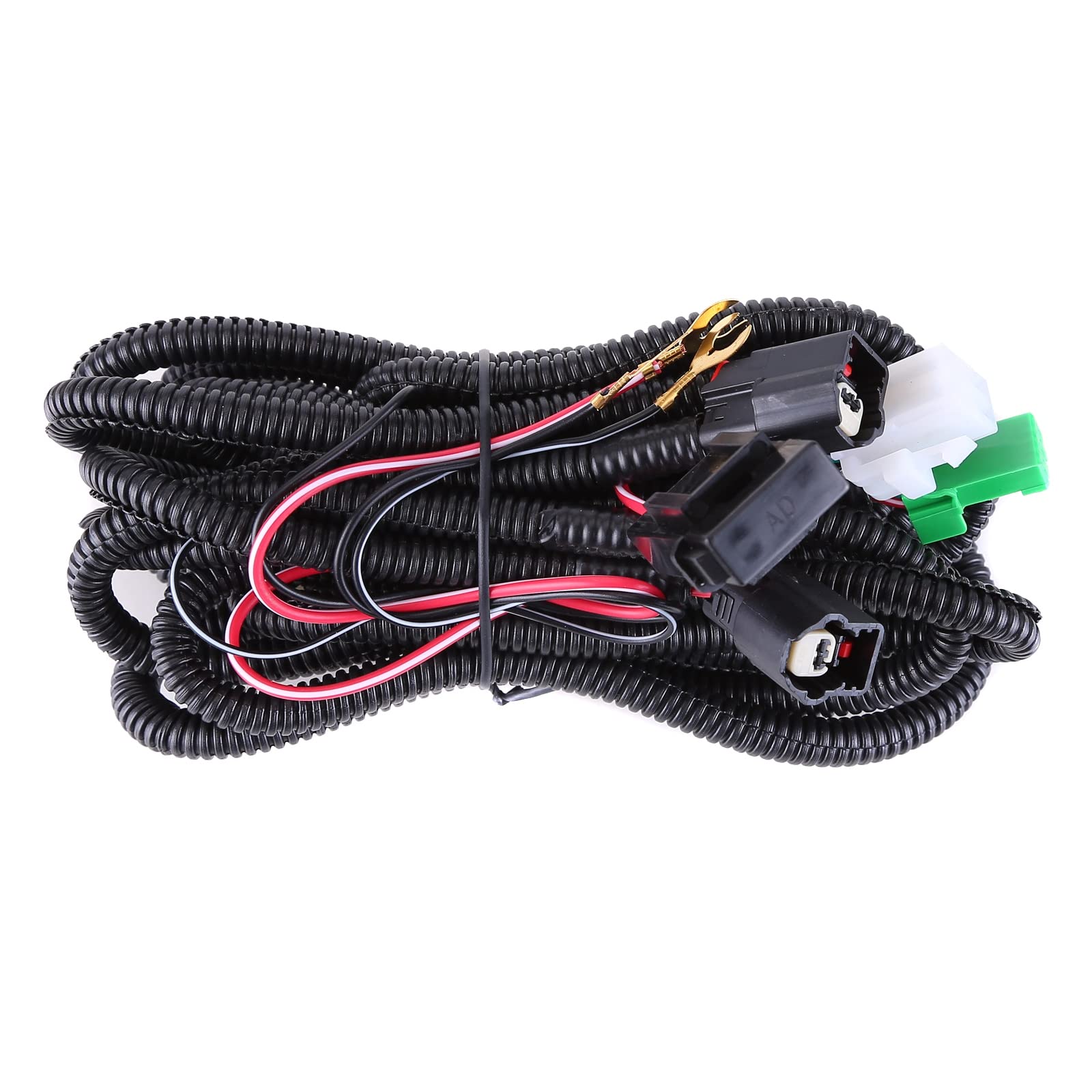 2022-2023 Honda Civic Sedan & Hatchback LED Daytime Running Lights with Turn Signal & Fog Lamps - Front Bumper Driving Light Kit with Harness & Switch - Perfect for Night Driving & Bad Weather Visibility